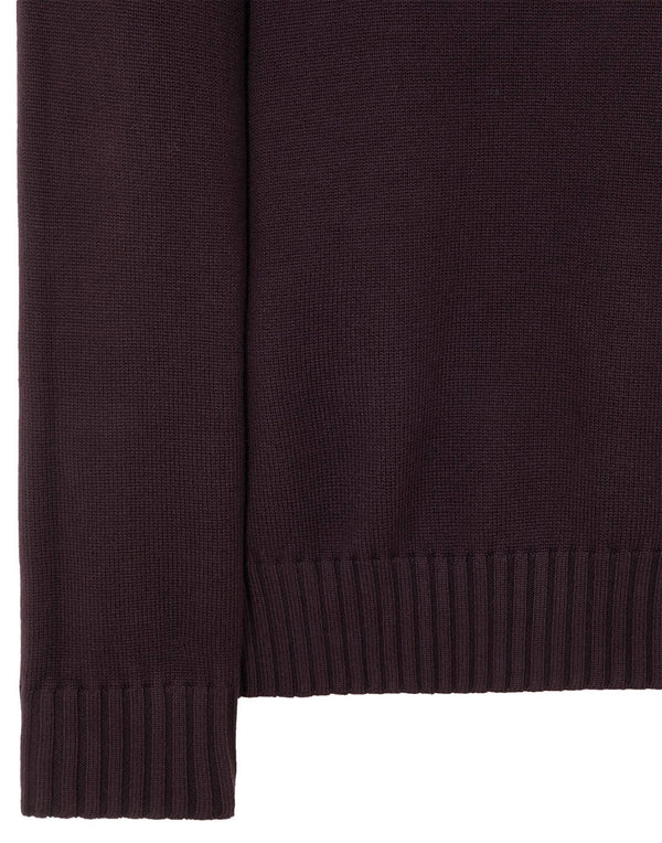 Polo Neck Knit in Winter Cotton