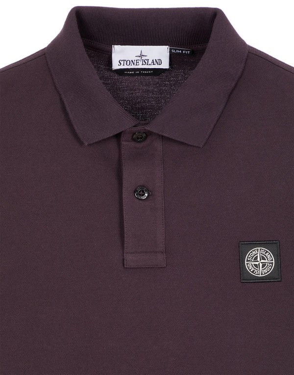 Short-Sleeve Polo Shirt in Stretch Cotton Piqué