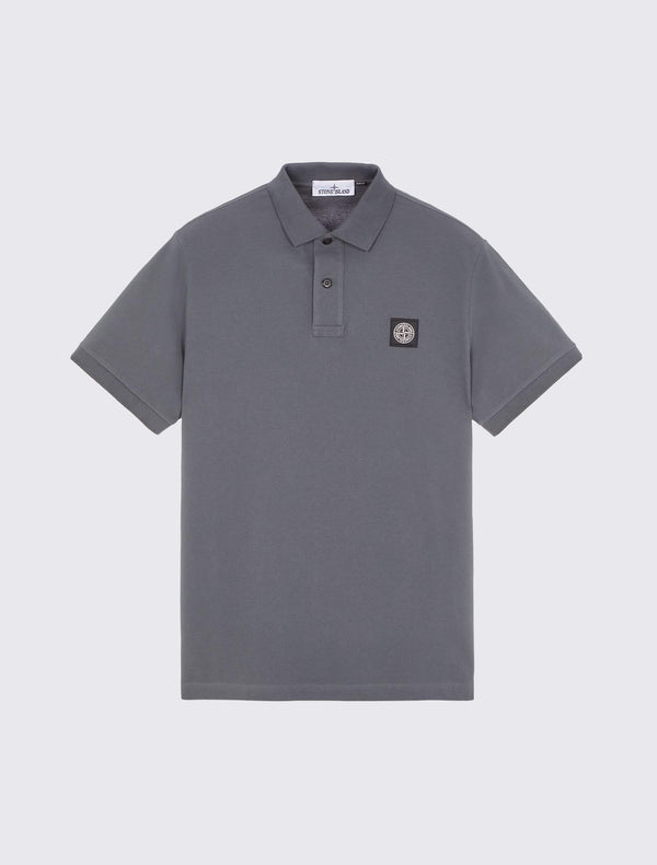 Short-Sleeve Polo Shirt in Stretch Cotton Piqué