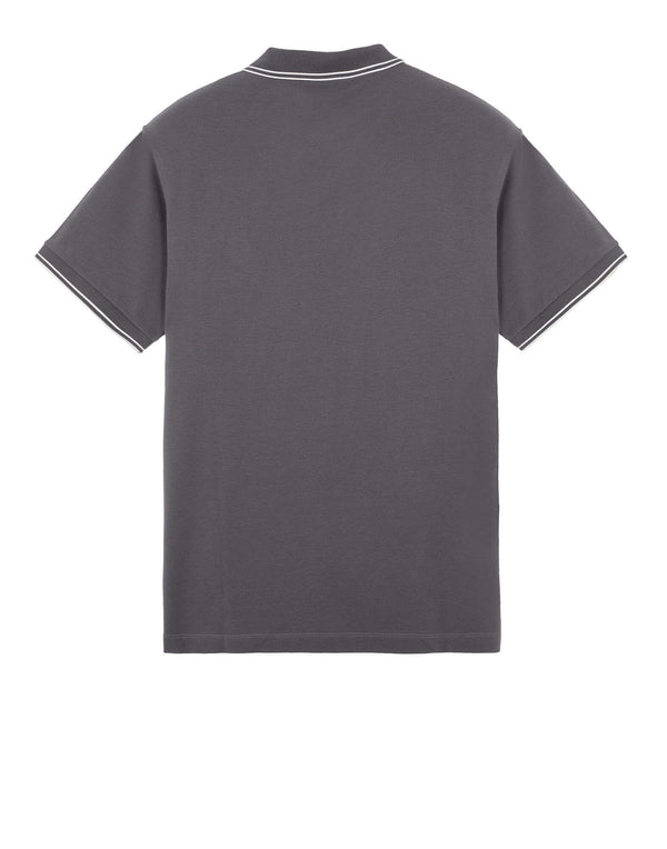 Short-sleeve Polo Shirt in Stretch Cotton Piqué