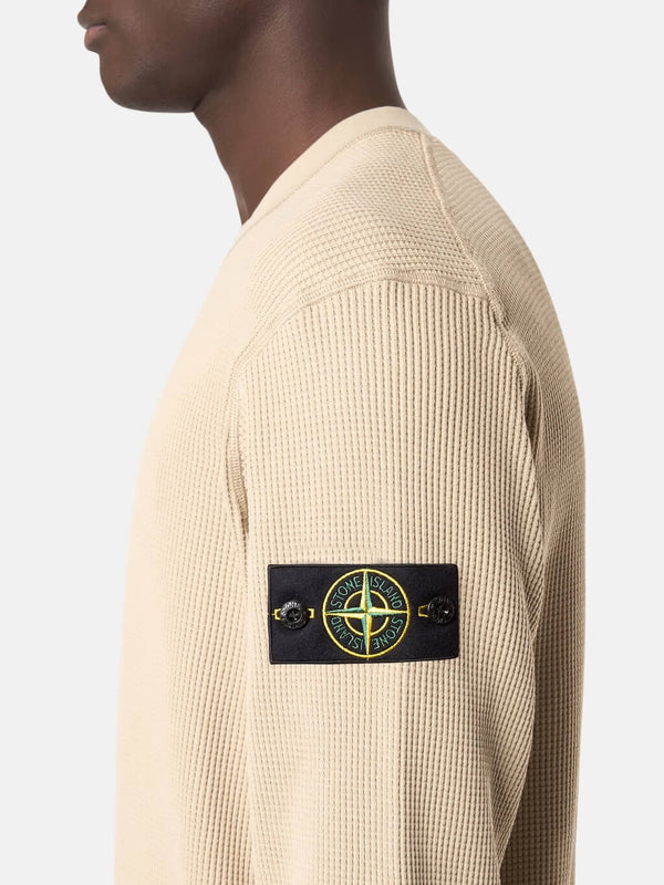 610008 Crewneck Sweatshirt in Waffle Fleece