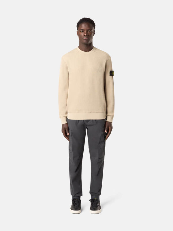610008 Crewneck Sweatshirt in Waffle Fleece