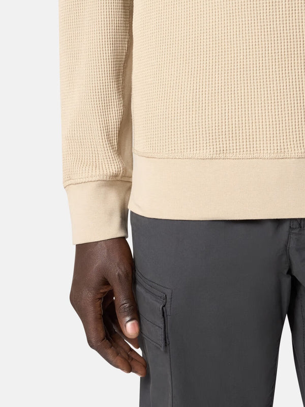 610008 Crewneck Sweatshirt in Waffle Fleece
