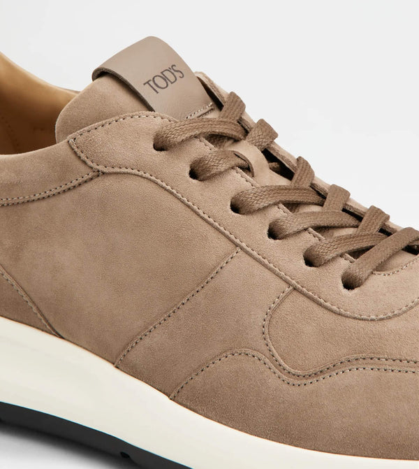 Red Dot Sneakers in Pashmy Suede
