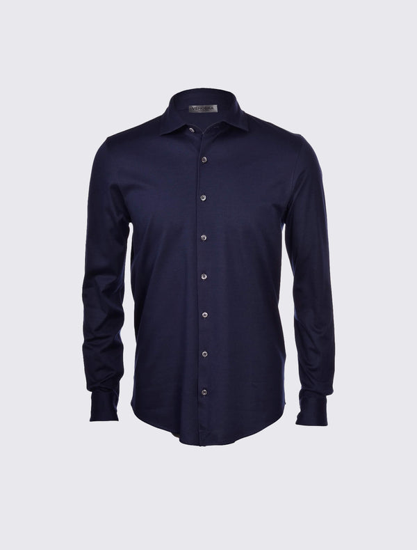 Mercerized Cotton Piquet Shirt