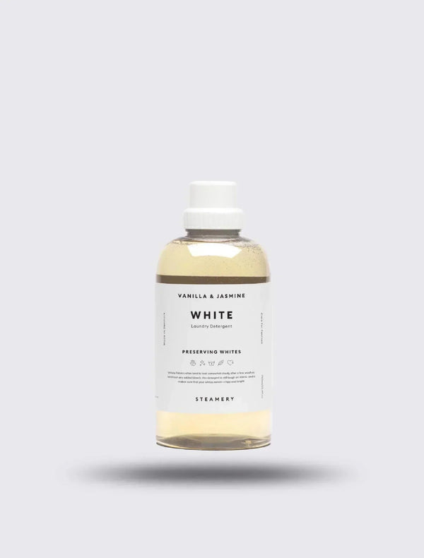 White laundry detergent