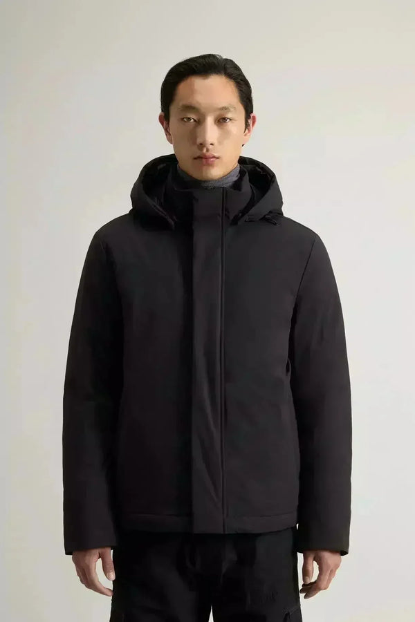 Jacket with Padding and Removable Hood