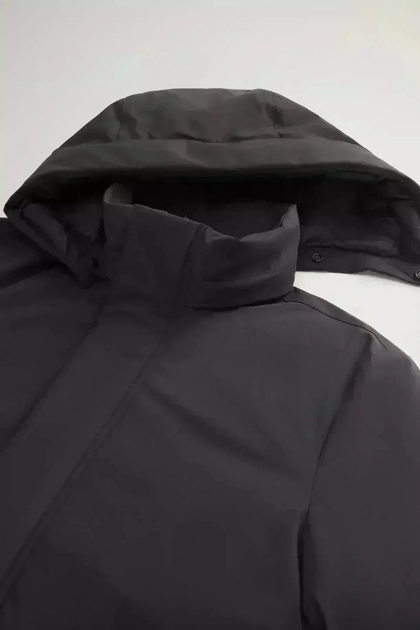 Jacket with Padding and Removable Hood