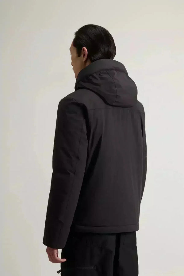 Jacket with Padding and Removable Hood