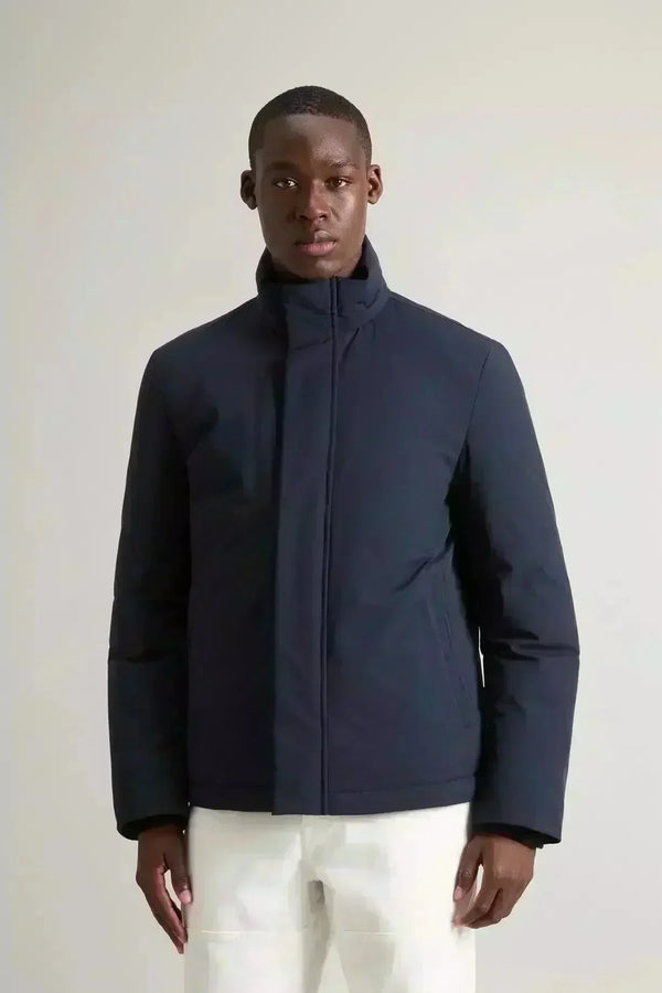 Jacket with Padding and Removable Hood