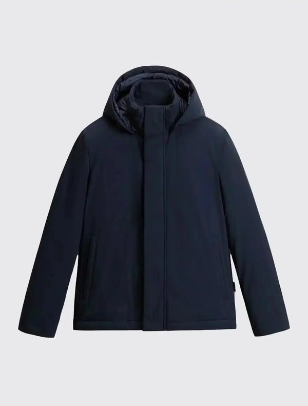 Jacket with Padding and Removable Hood