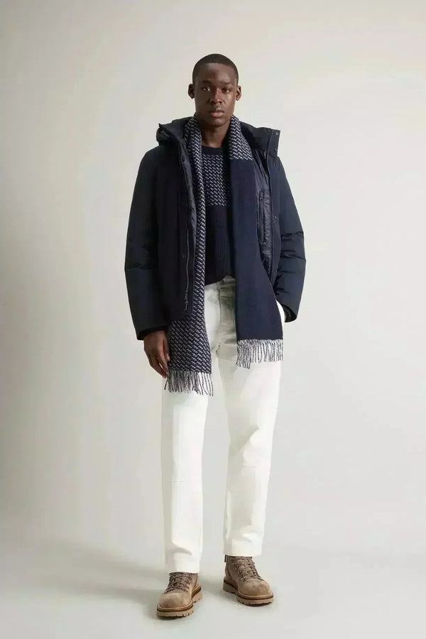 Jacket with Padding and Removable Hood