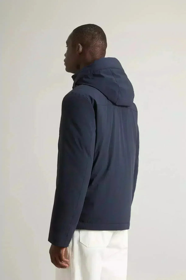 Jacket with Padding and Removable Hood
