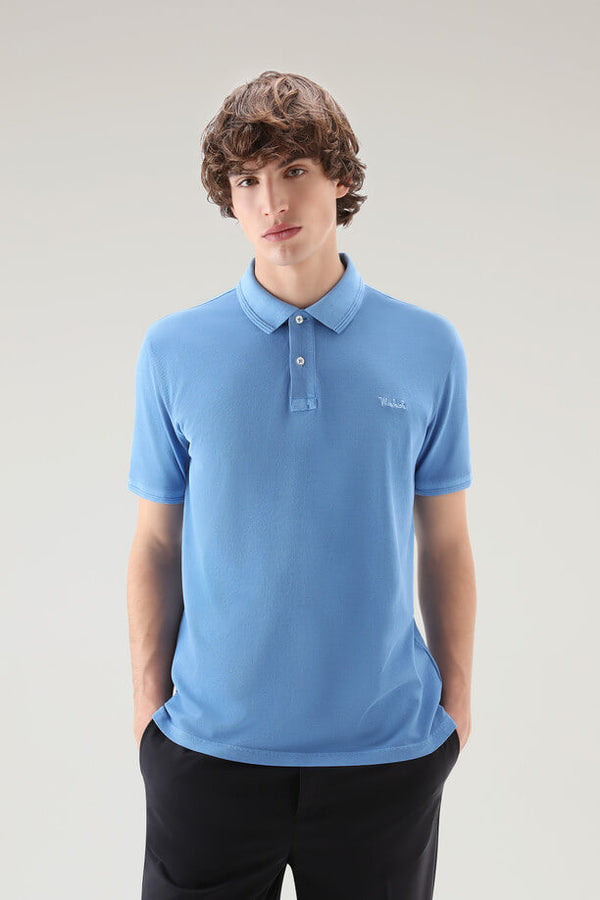 Woolrich polo licht blauw