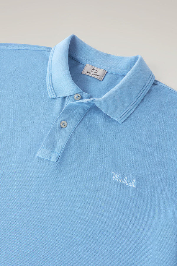 Woolrich polo licht blauw