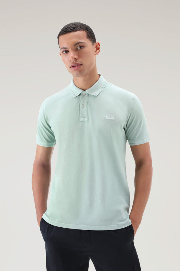 Woolrich polo licht groen