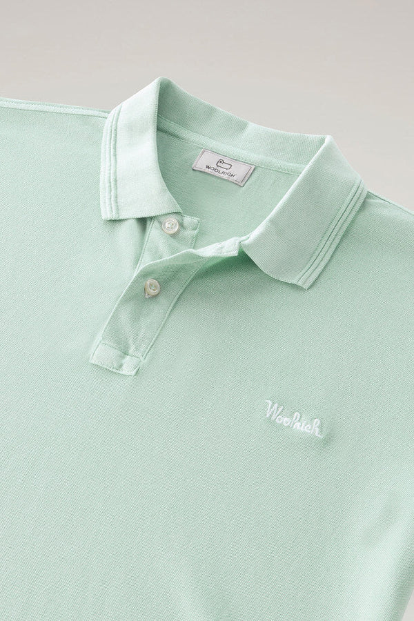 Woolrich polo licht groen