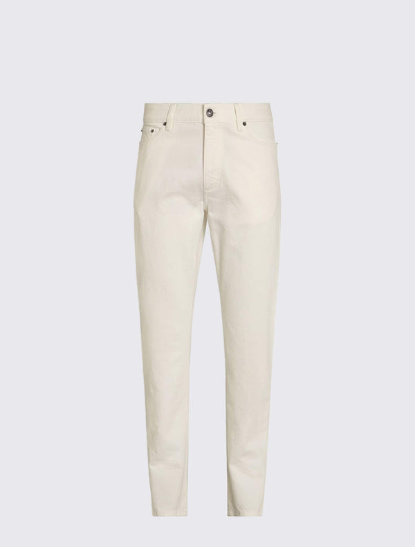 Stone-Washed Cotton Roccia Jeans